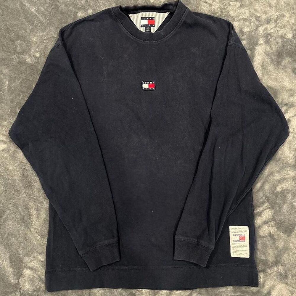 Tommy-hilfiger Women's Navy and Black Shirt